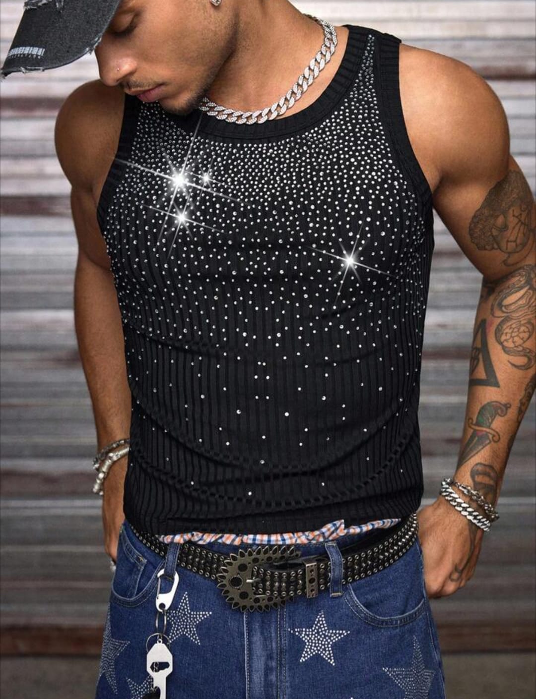 Starlight Crystal Tank Top